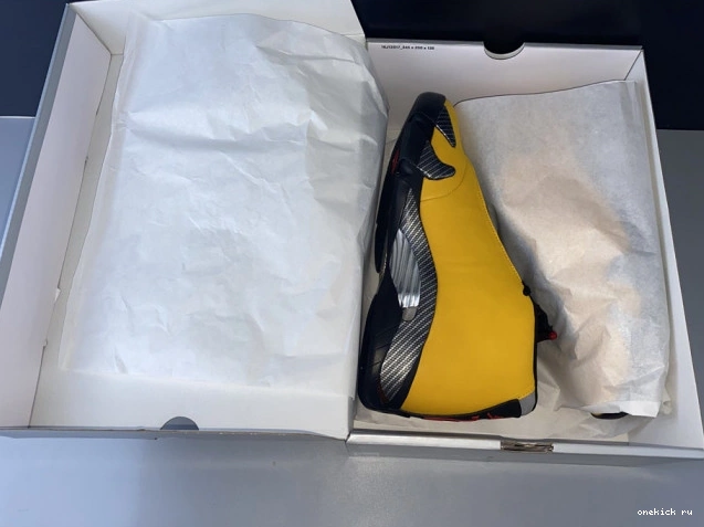 Rep Onekick GOLD BQ3685-706 UNIVERSITY AIR 14 RETRO JORDAN 0811